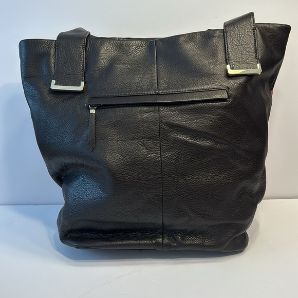 Elliot Luca Intreccio Leather Tote bag 
Exotic floral Multi brown 17x15x7 - Picture 2 of 6